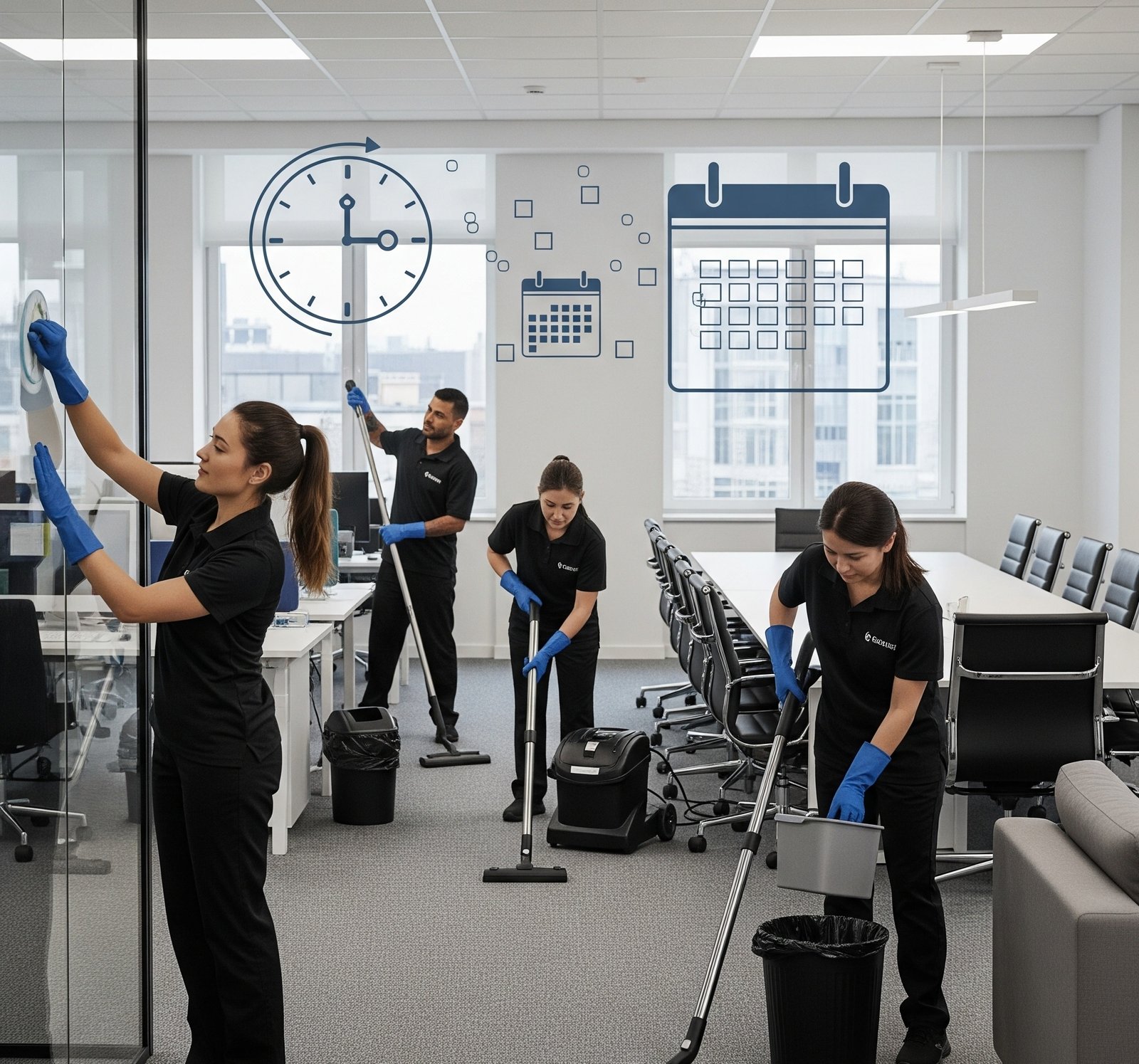 Flexible Office Cleaning Schedules